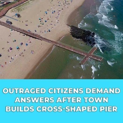 Outrage Over Cross-Shaped Pier Construction in Ocean Grove